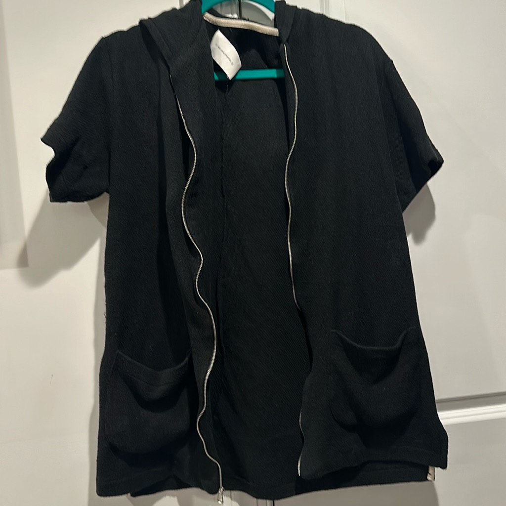 Solid & Striped Soft Zip Jacket M